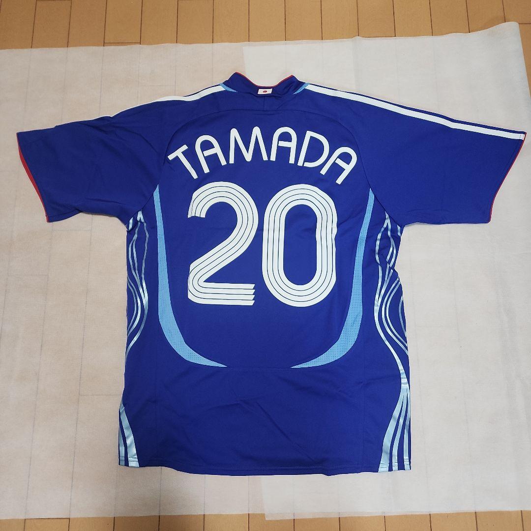 ヒ*デ様 2006 独W杯 日本代表ユニフォーム 玉田圭司 マッチデイパッチ付