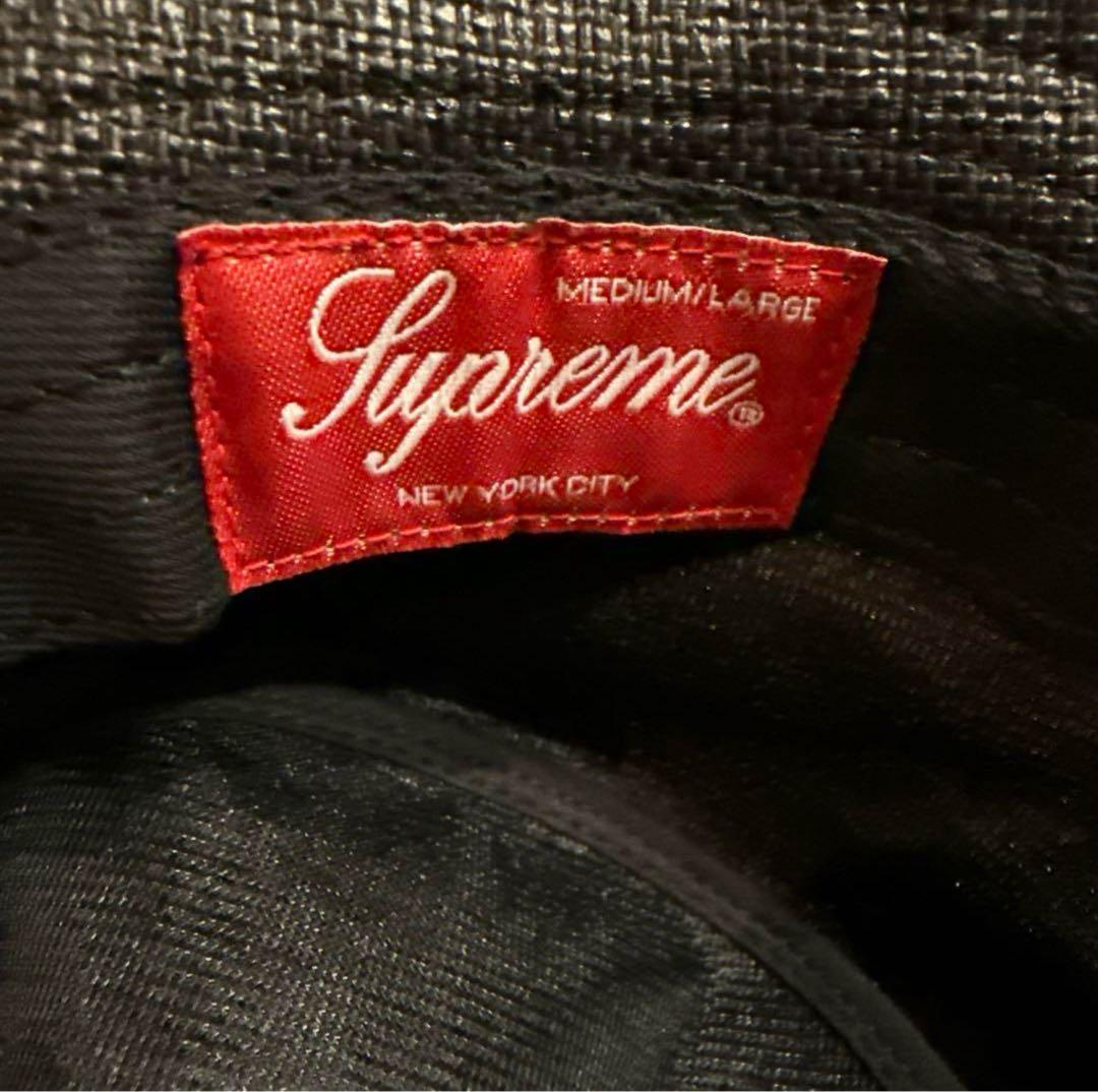 supreme raffia crusherラフィアハットブラックML 野村訓市