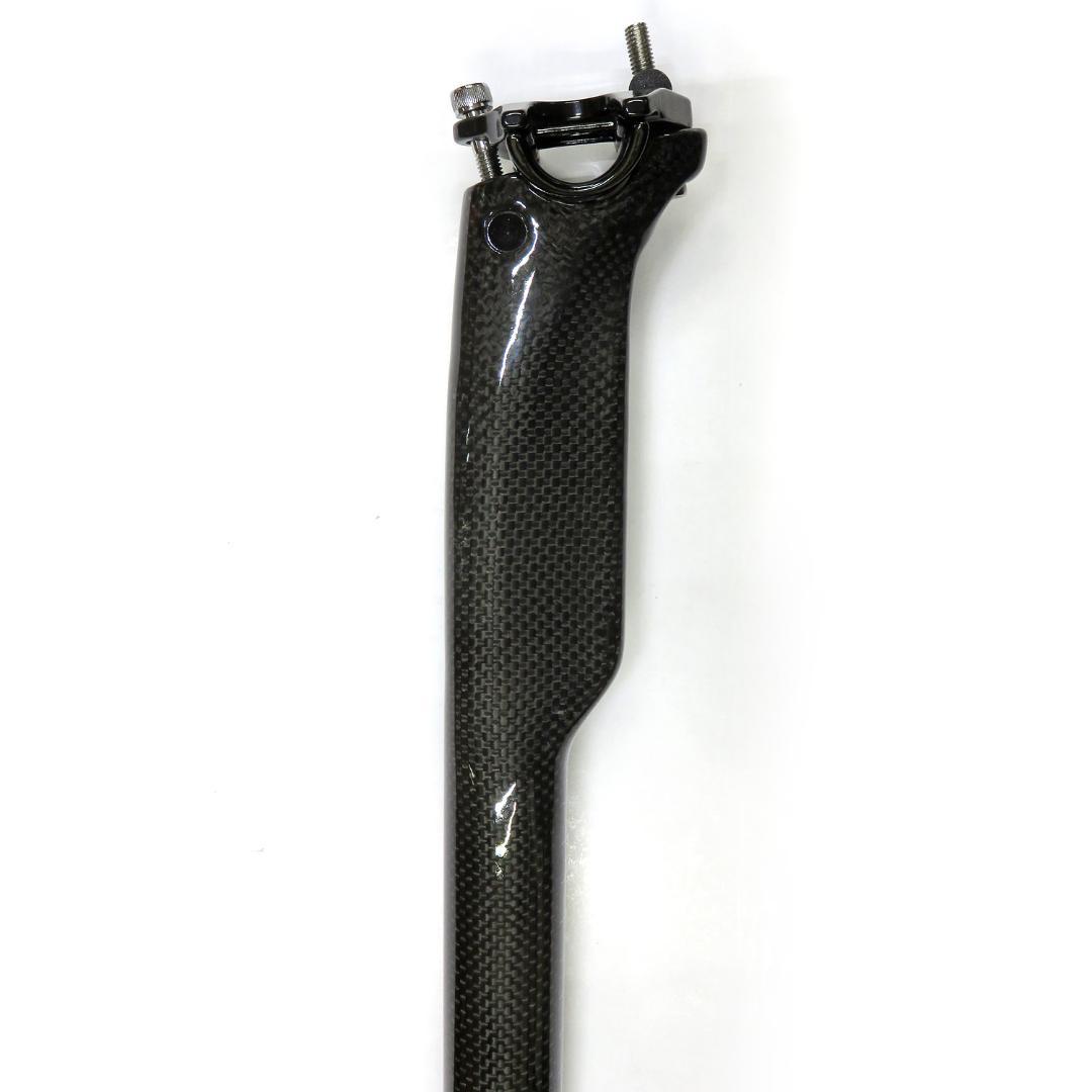 カーボン製エアロ形状シートポスト／径31.6mm／長約360mm／自転車用