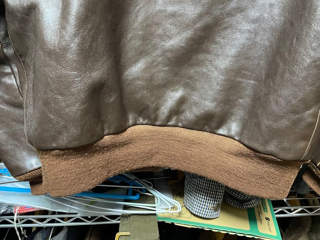 リアルマッコイズ　Rough Wear A-2 レザージャケット サイズ42