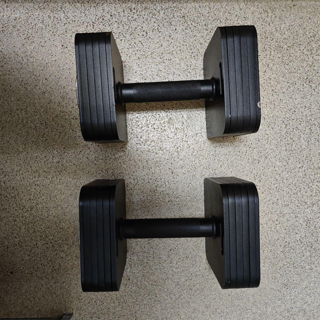 MOJEER 四角い 可変式ダンベル 24kg １つ その2