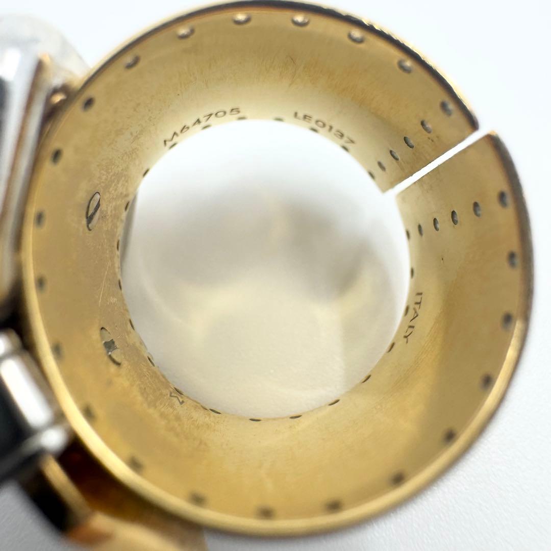 【極美品】ルイヴィトン 指輪 リング ベルトモチーフ モノグラム柄 M 希少