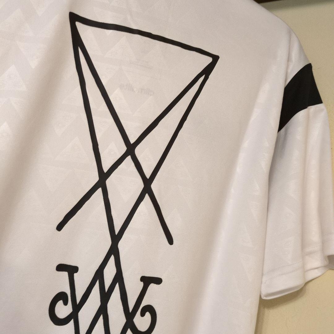 美品　adidas x welcome skateboards ゲームシャツ