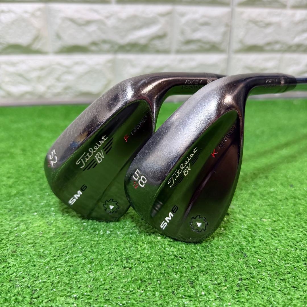 タイトリスト　VOKEY SM6 58° 52° 2本セット　K F GRIND