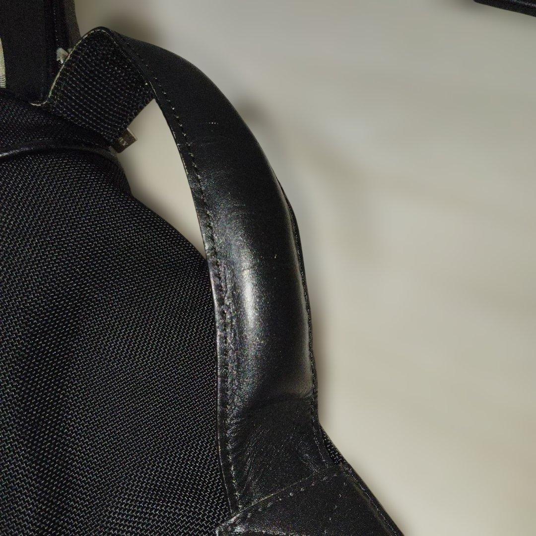 BURBERRY GOLF 黒 ゴルフバッグ　バーバリー　革