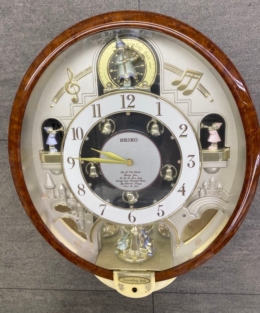 からくり時計 SEIKO セイコーチャーミングベル掛け時計 RE538S OD5