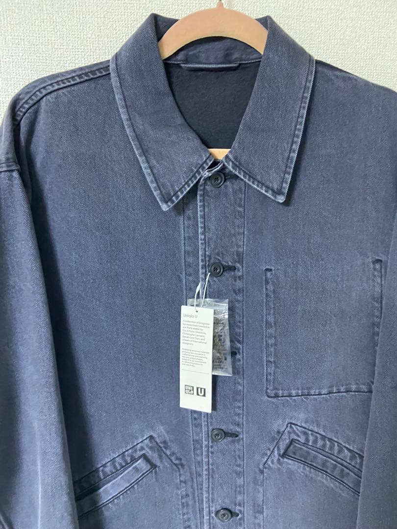 UNIQLO U オーバーサイズカラーデニムジャケット　Ｍサイズ グレー