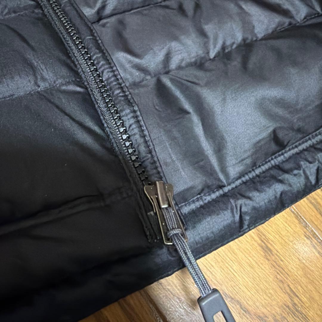 patagonia ブラック ダウンセーター　ダウンベスト　メンズサイズS