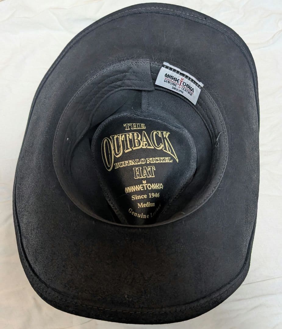 ★USA製 MINNETONKA 本革 スエード ウエスタンハット M