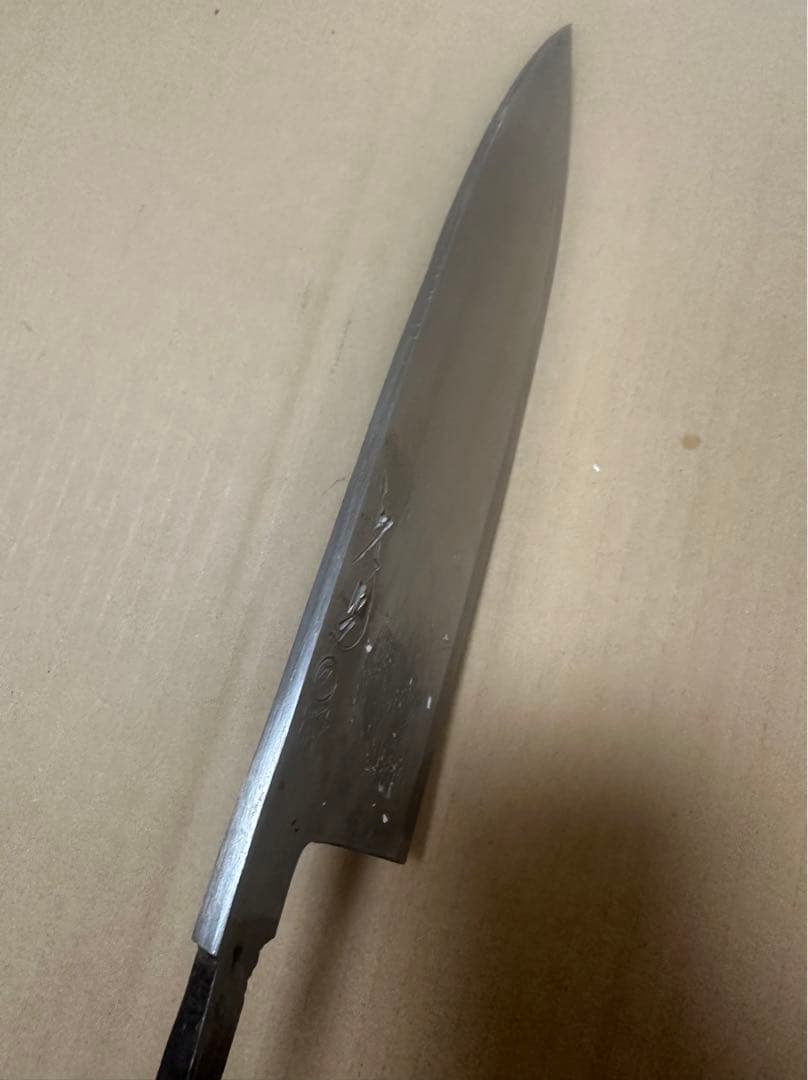 久光作 秋田大館 大出刃包丁 刃渡り25cm 和包丁 包丁 柄なし D53