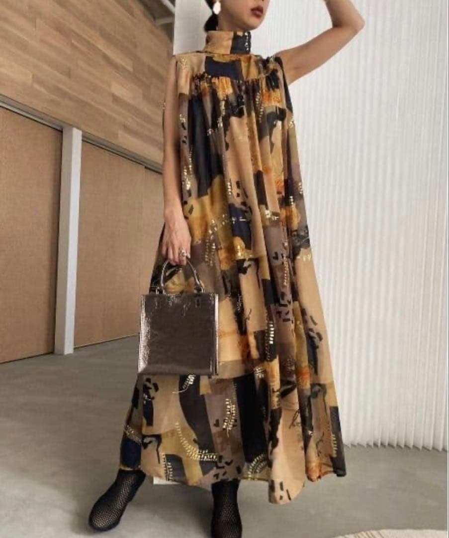EMILIE GATHER DRESS　アメリヴィンテージ