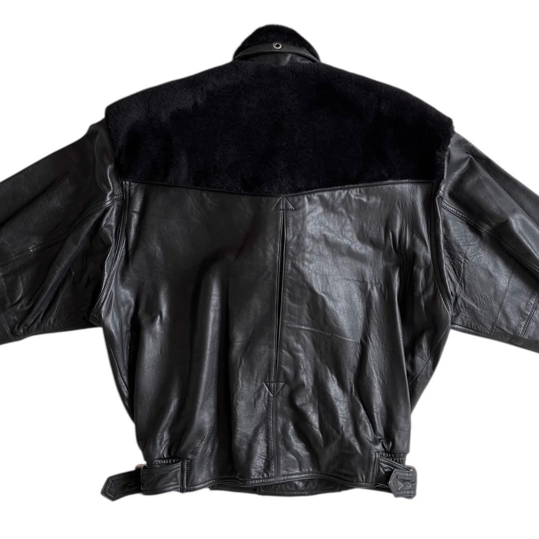 ジャケット・アウター 80s arrston volaju Leather Bomber Jacket