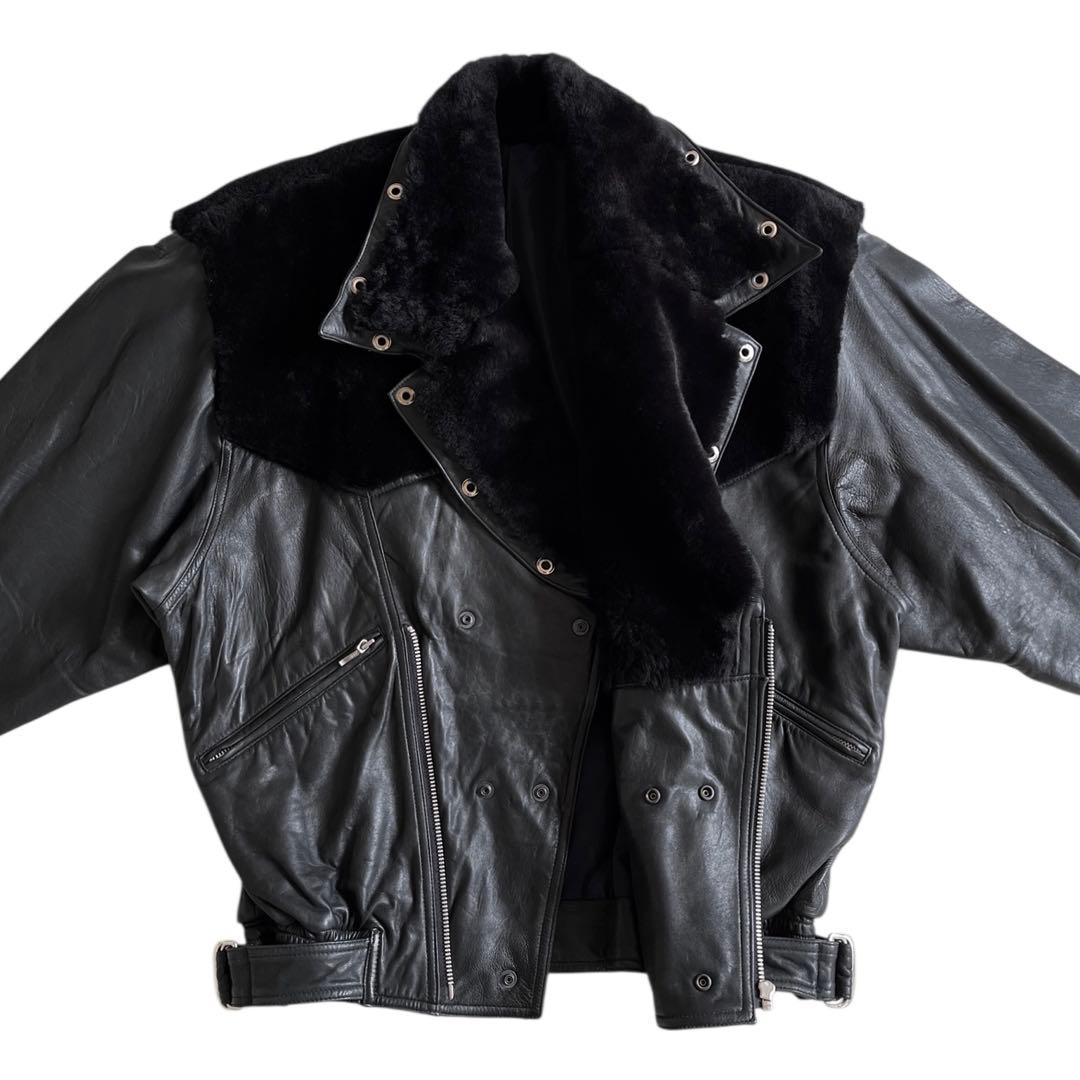 ジャケット・アウター 80s arrston volaju Leather Bomber Jacket