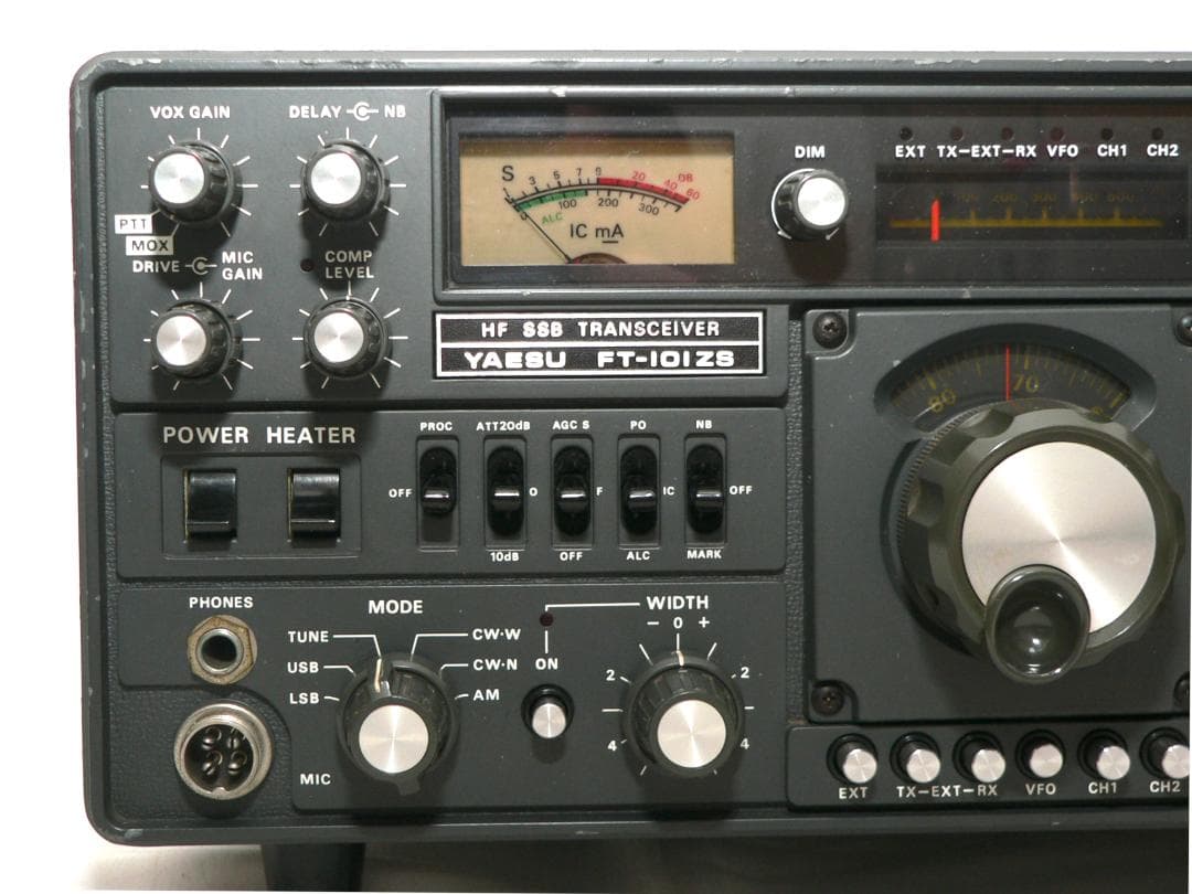 D*I様 YAESU FT-101ZS トランシーバー 電源確認済み