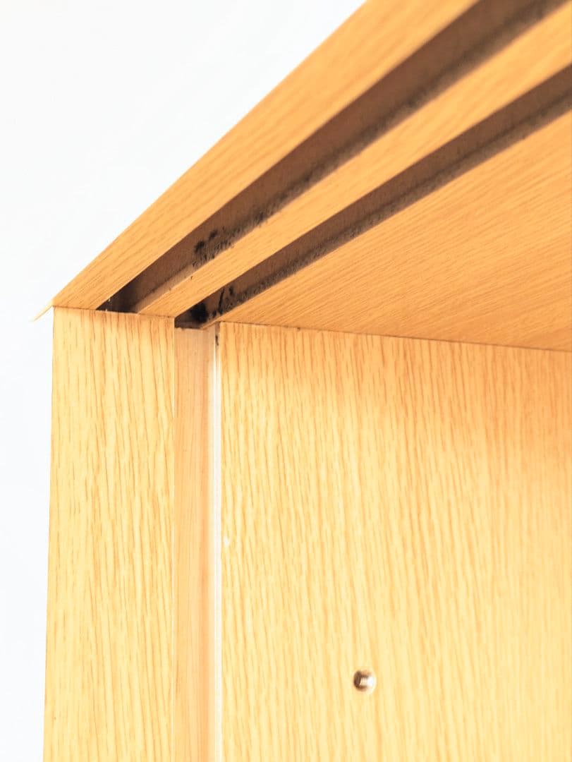 （なずな）無印良品 木製カップボード・幅120cm・オーク材