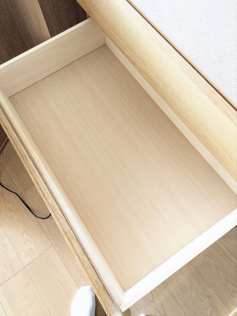 （なずな）無印良品 木製カップボード・幅120cm・オーク材