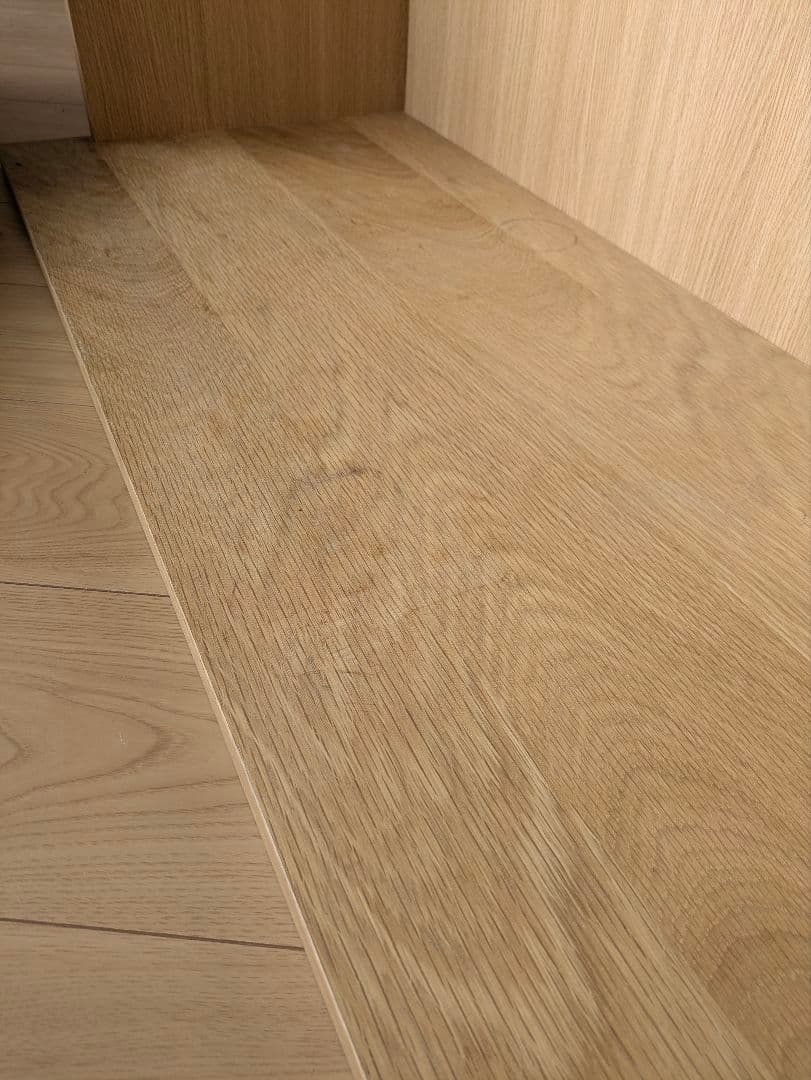 （なずな）無印良品 木製カップボード・幅120cm・オーク材