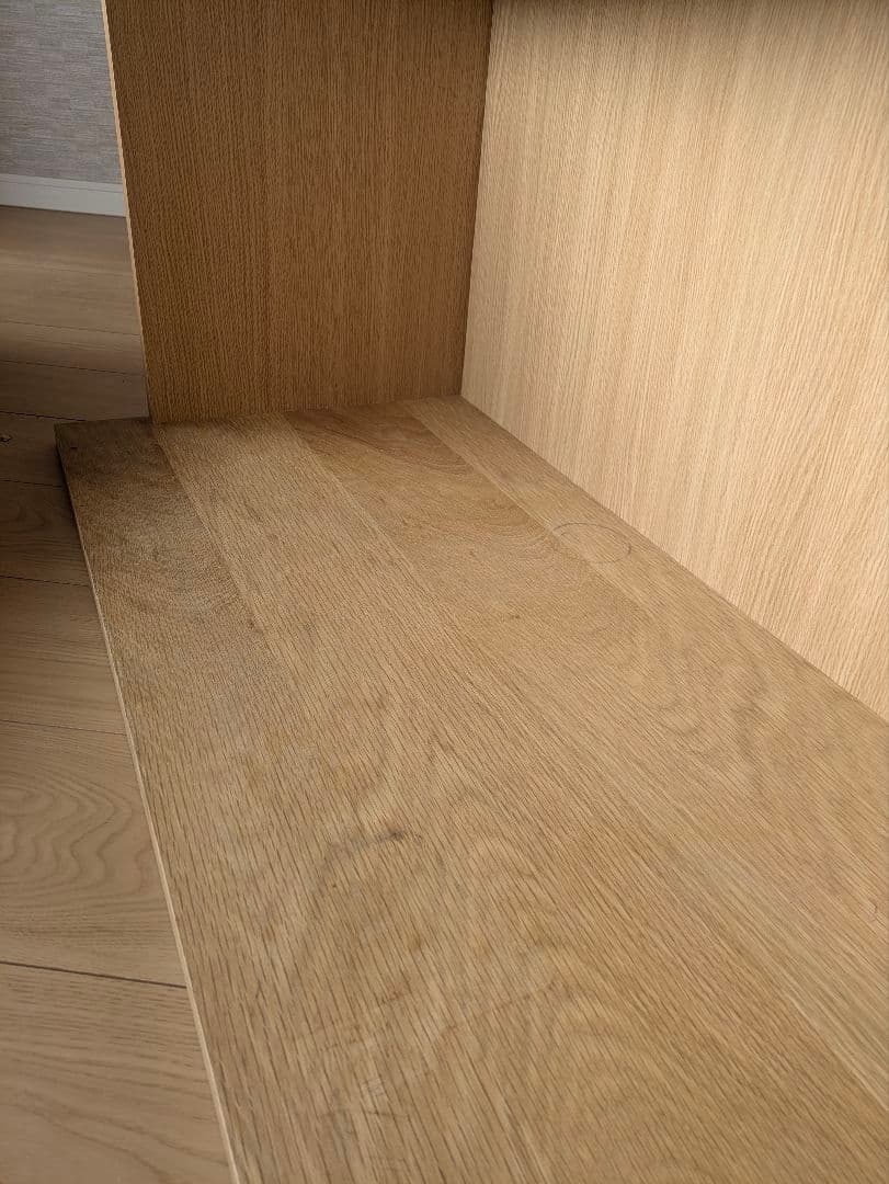（なずな）無印良品 木製カップボード・幅120cm・オーク材