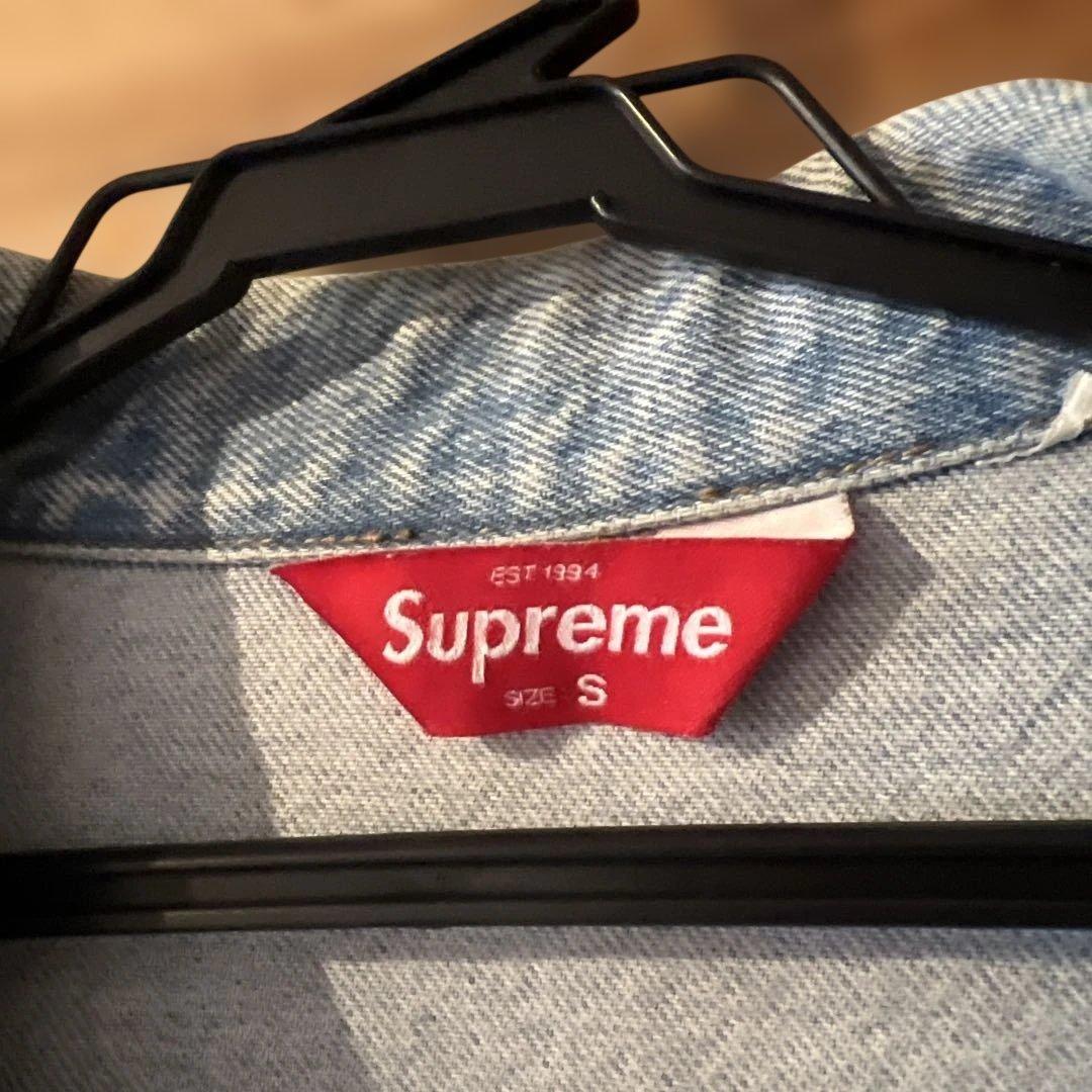 Supreme デニムジャケット Sサイズ　シュプリーム トラッカージ