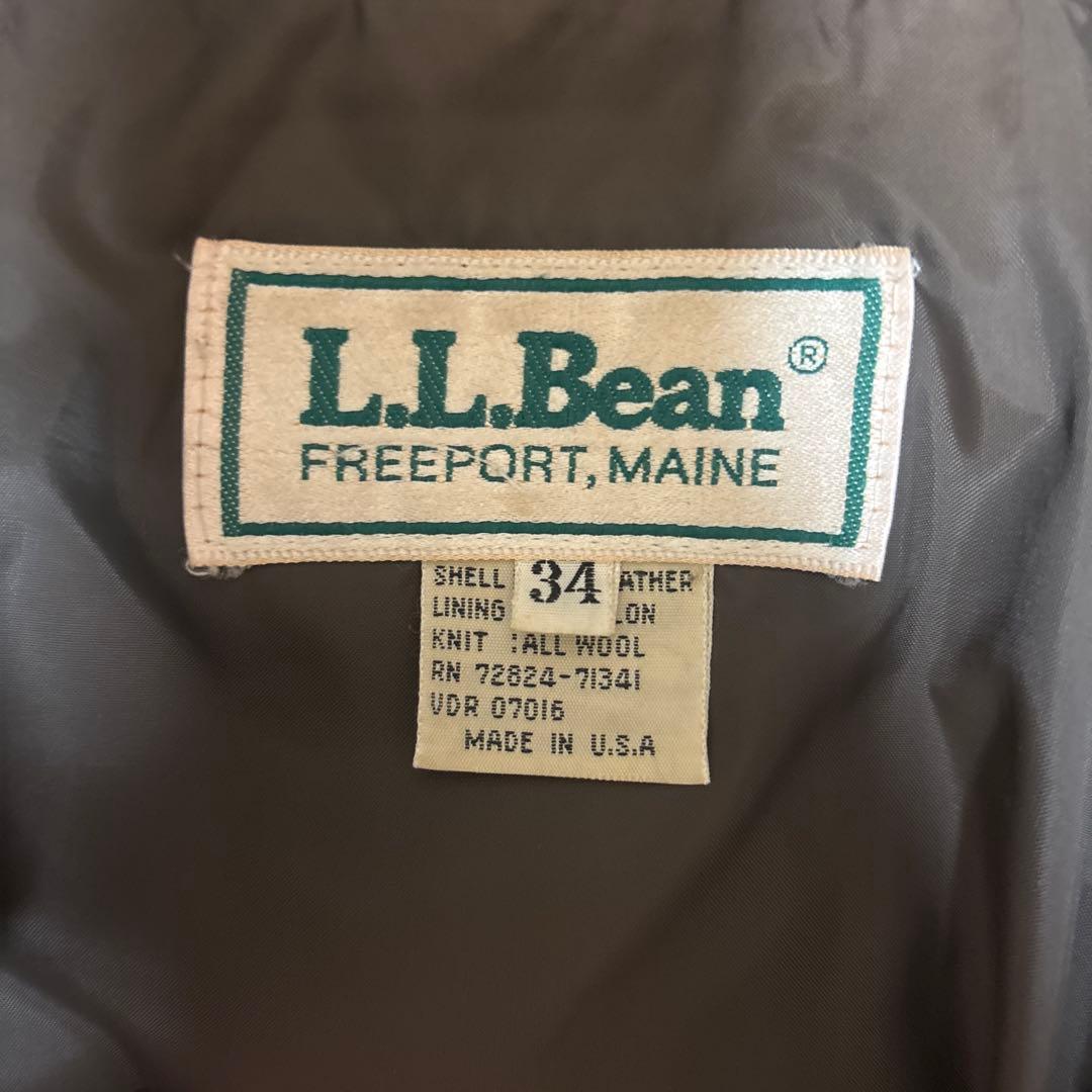 L.L.Bean エルエルビーン A-2 フライトジャケット 34 ブラウン
