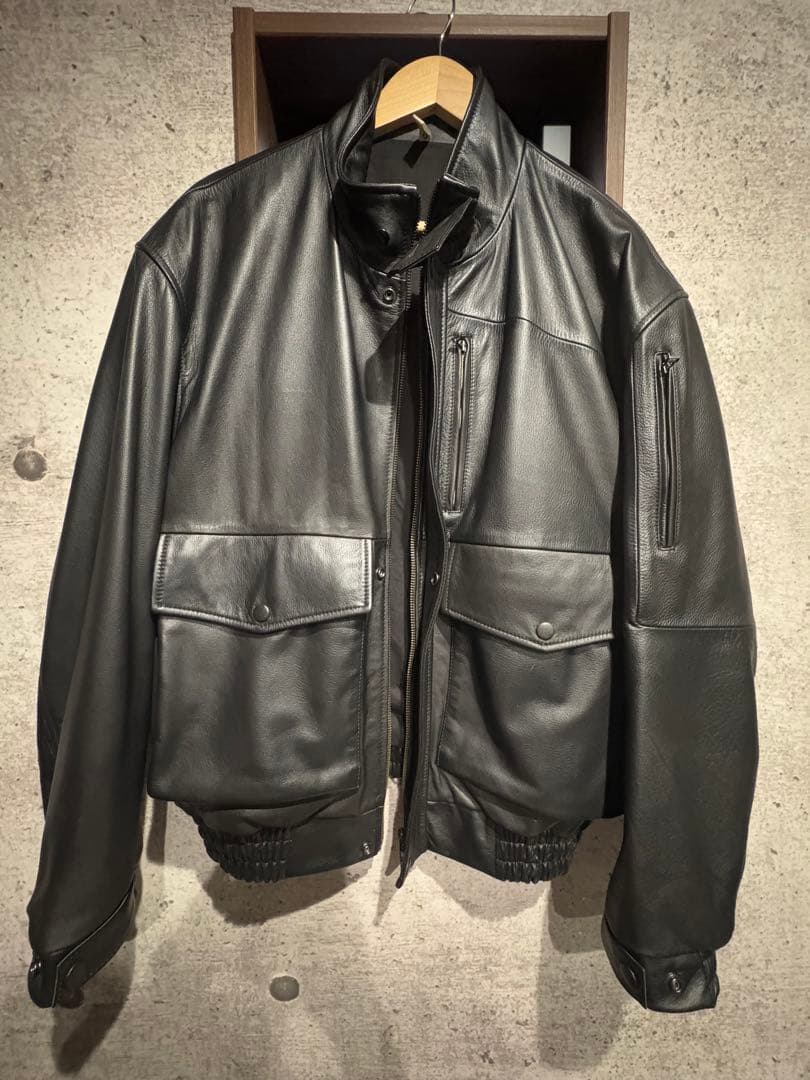 CCU レザー MORGAN BOMBER JAKET コモリ アプレッセ