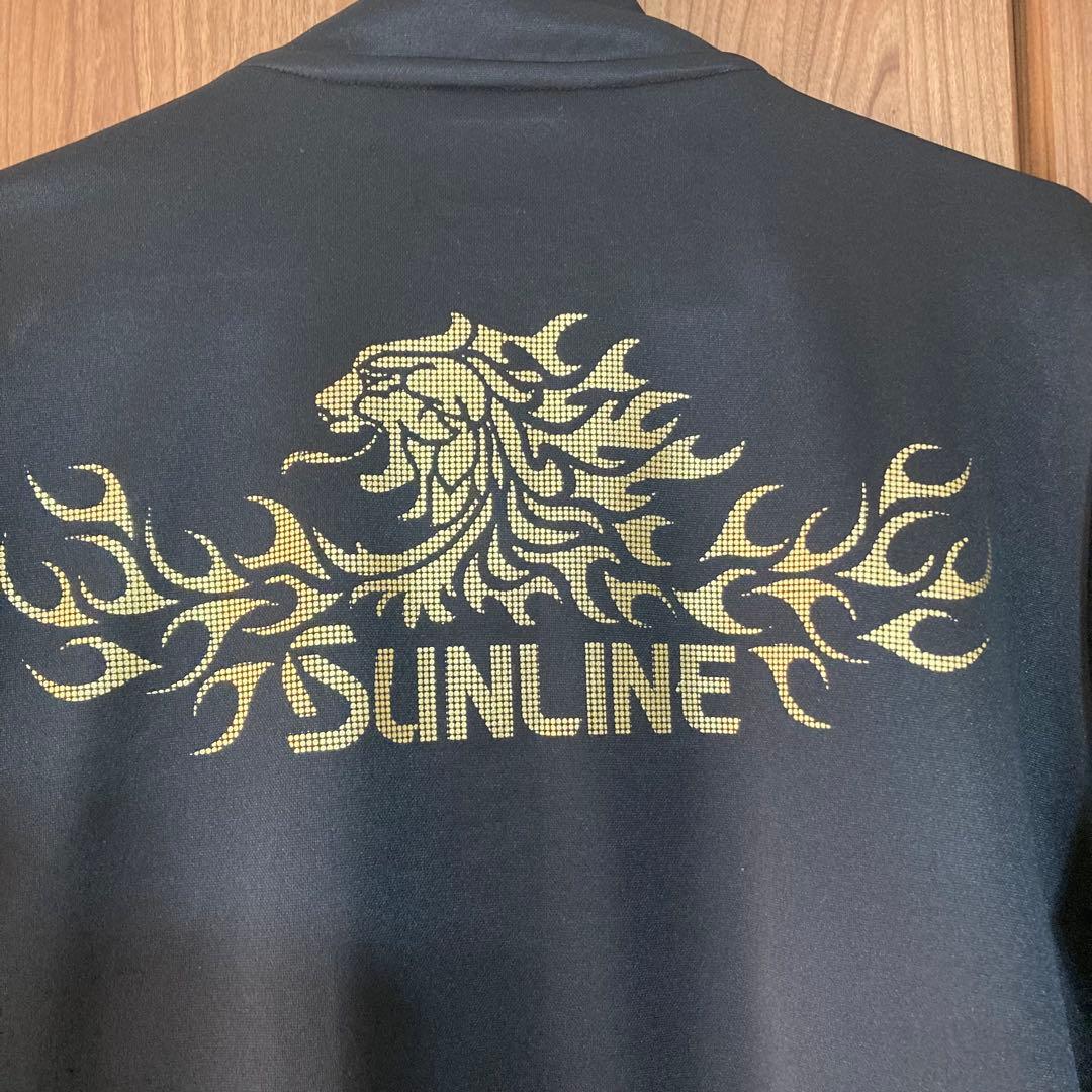 SUNLINE フィッシング　ジャージ　Lサイズ 黒　釣り　磯　ふかせ釣り