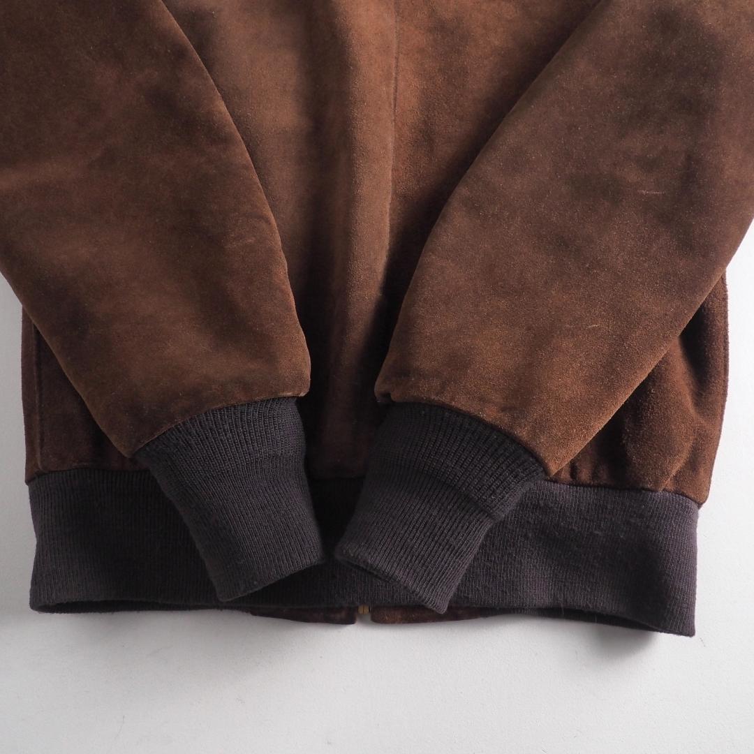 Schott　size38　USA製　スエードジャケット　ブラウン　美品