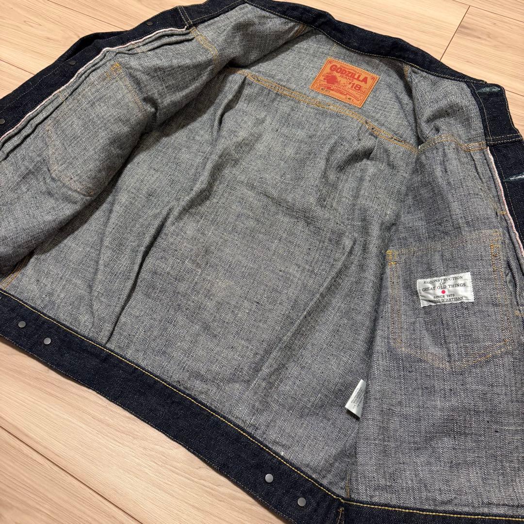 新品【ストゥディオダルチザン】ゴジラ デニムジャケット【GZ-011】 40