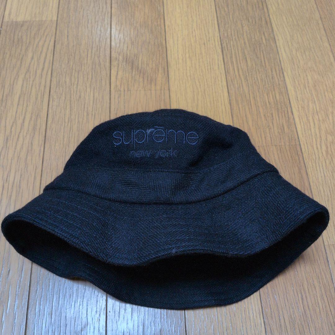 Supreme ロロピアーナウールバゲットハット黒Ｓ〜М〰️USA