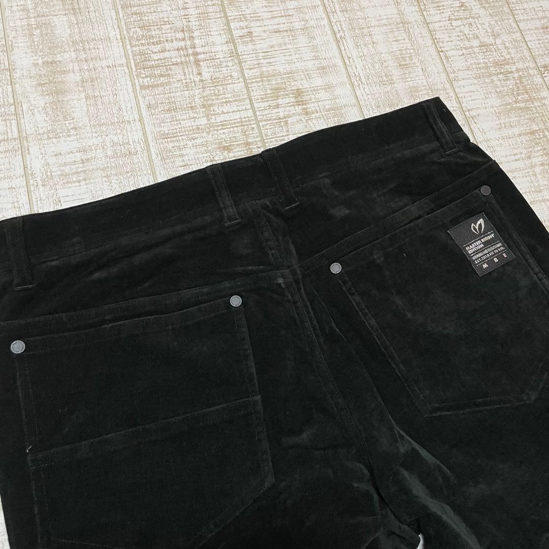 新品 マスターバニー ロングパンツ コーデュロイ ブラック Lサイズ （5）
