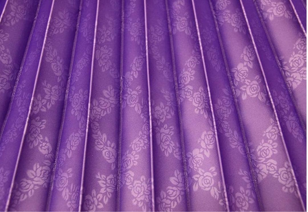 トラックカーテン 仮眠大型中型兼用 薔薇パープル 巾240㎝ｘ丈90㎝
