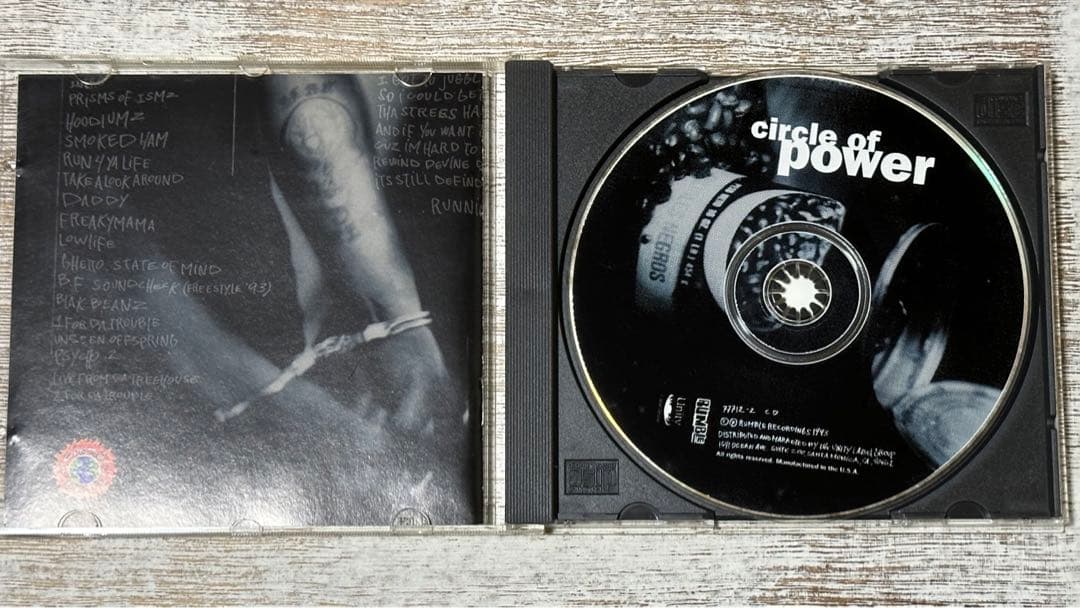 B3 激レア circle of power アングラ HIP HOP 90s