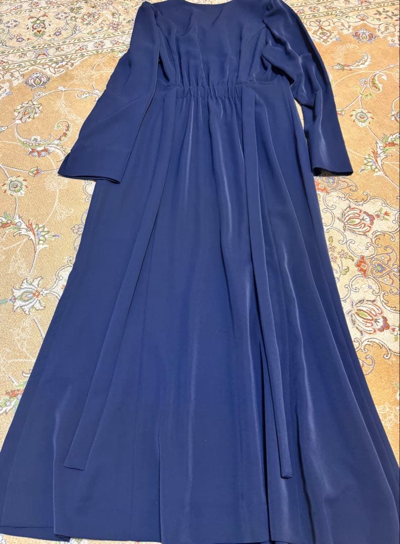 美品★CELFORD セルフォードネイビー 紺　トレンチワンピース 38
