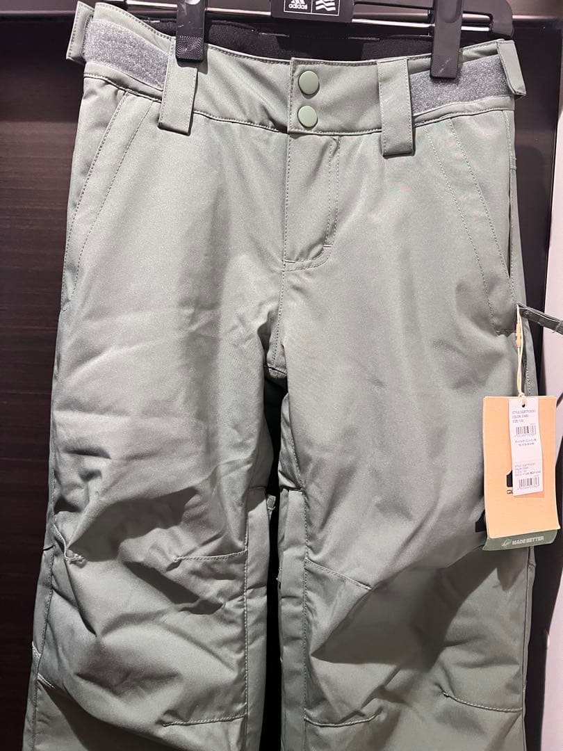 130cm Quiksilver 新品 子ども用 スノーボードウェア 上下セット