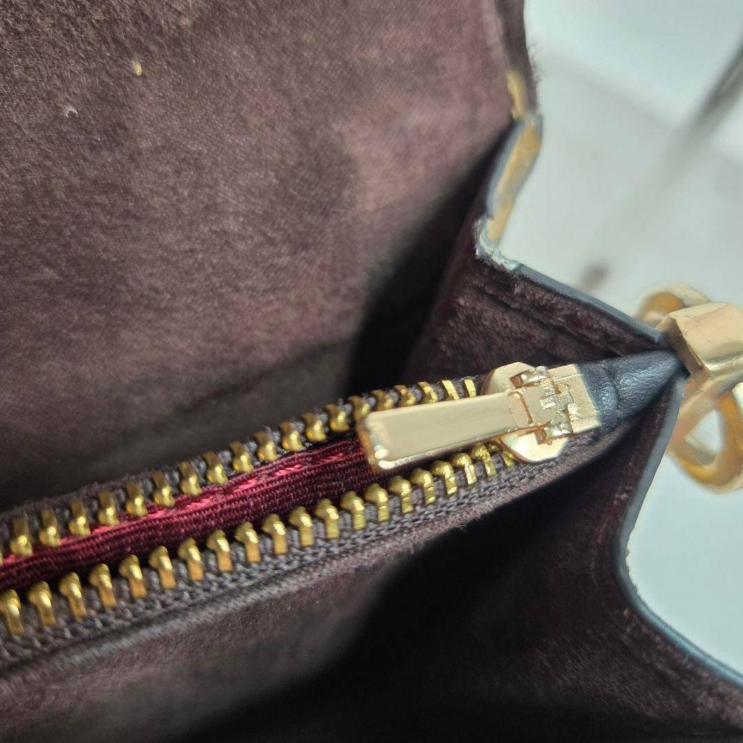 極美品 COACH ジョージ ジェム 2way ハンドバッグ パイソン