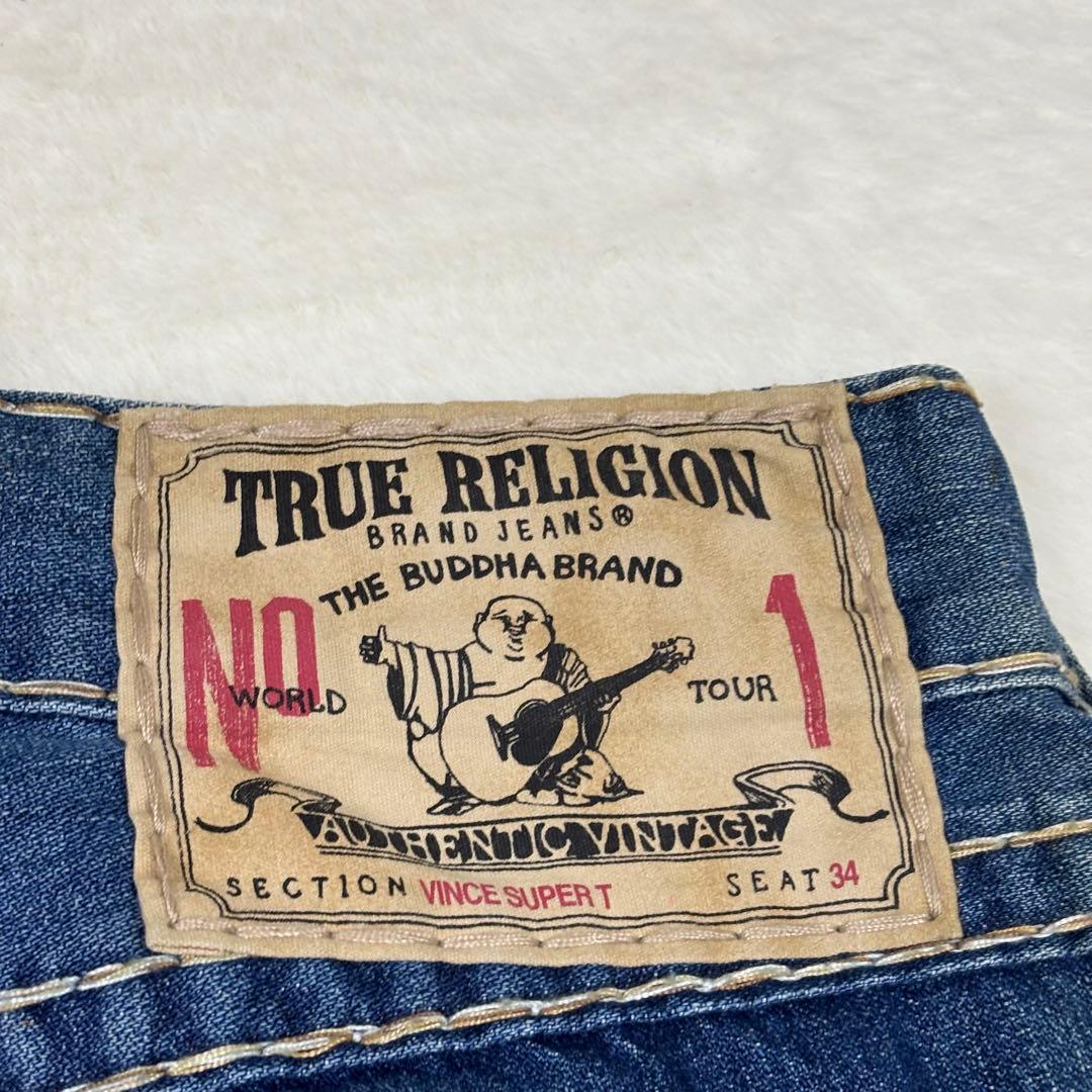 新品　USA製　TRUE RELIGION ダークブルーデニム Mサイズ