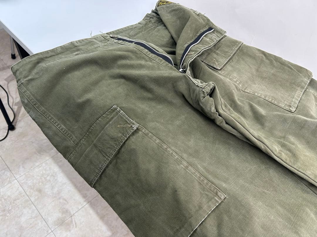 オランダ軍　ダブルフェイスフィールドカーゴパンツ　中古