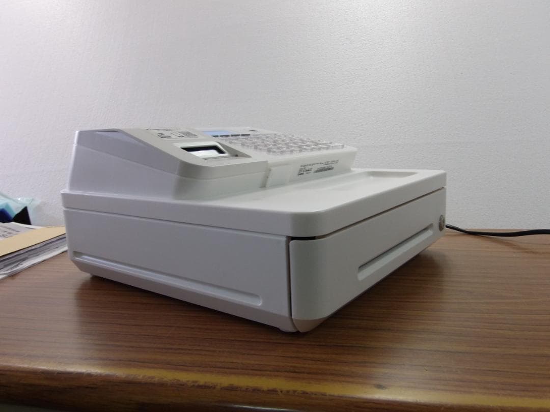 美品24年製211現行機種設定無料カシオSR-S200EXインボイスレジスター