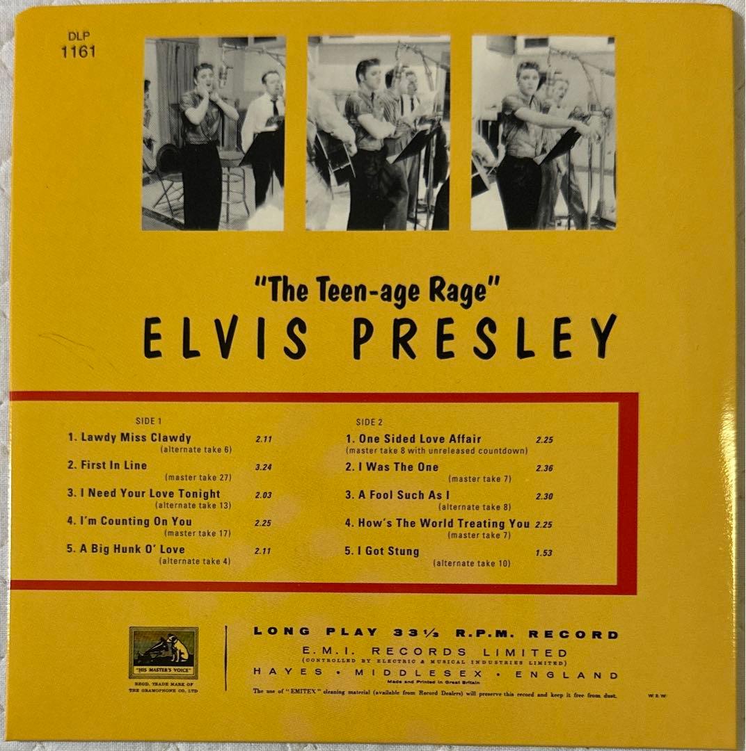 洋楽 Elvis Presley / The Teen-Age Rage