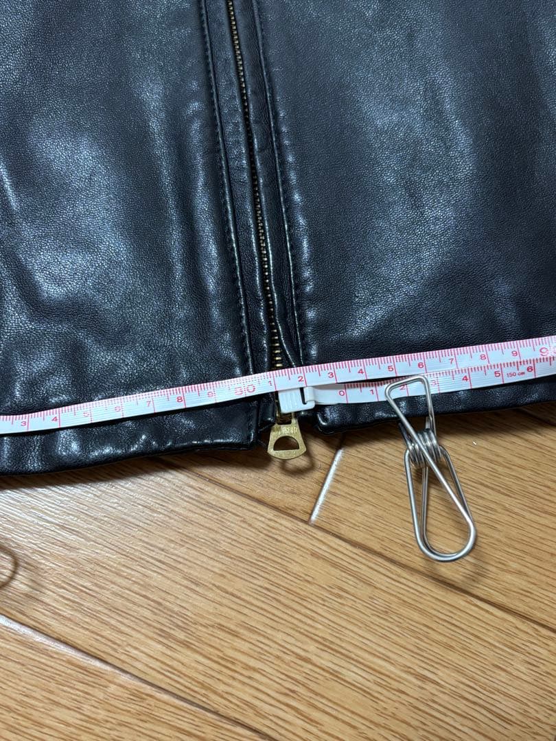【極美品】山羊革 ポールスミス チェック柄 シングルライダースジャケット