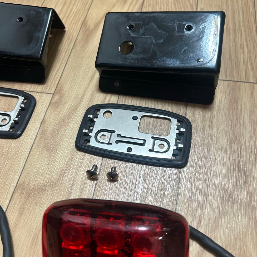 パトライト LED補助警告灯 LP3-M1-R 取付ステー付き 計2点