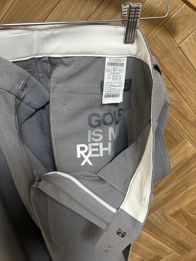 新品未使用新作G/FOREジーフォアメンズパンツsize84(XL)グレー