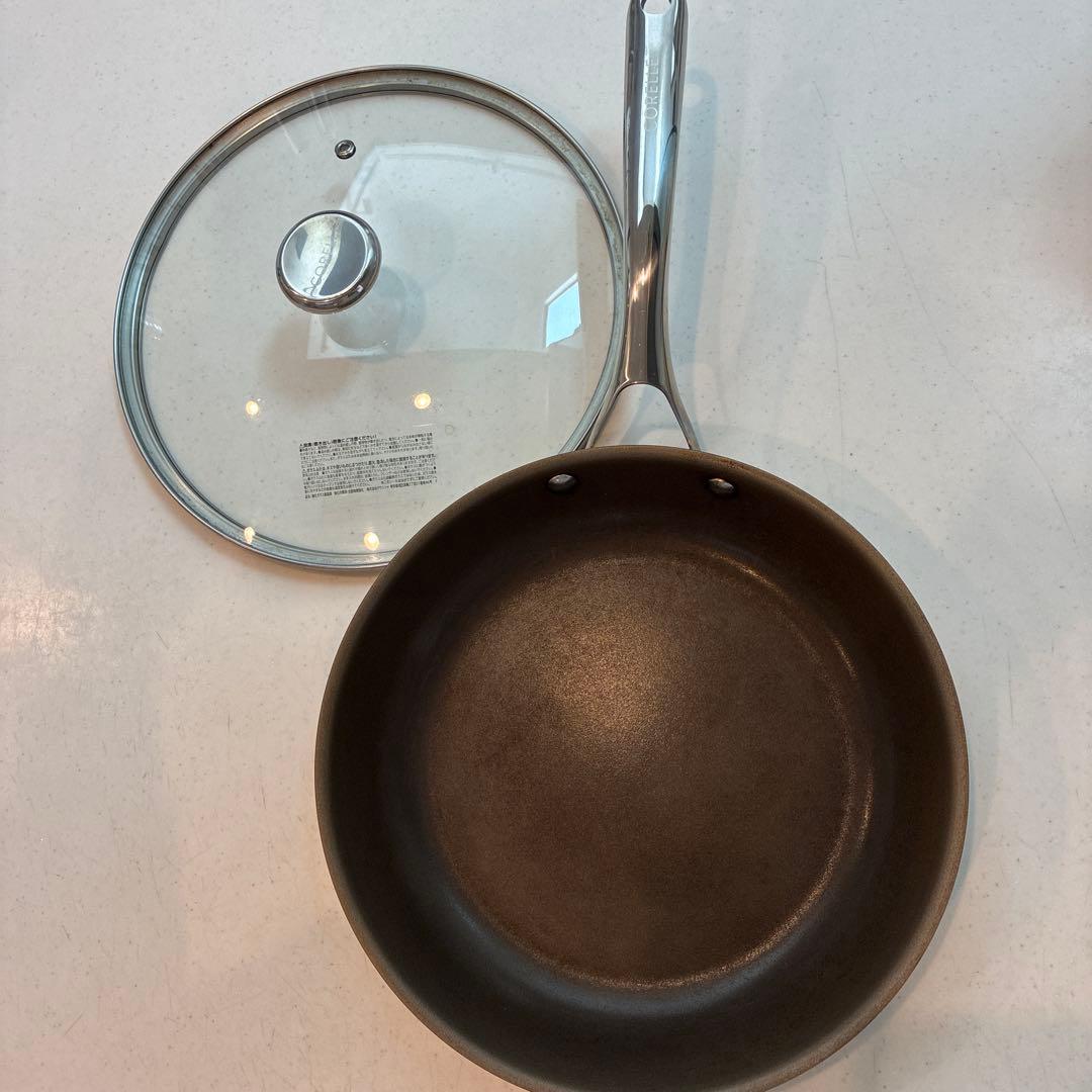 CORELLE こびりつきにくい次世代フライパン　　26cm+蓋セット