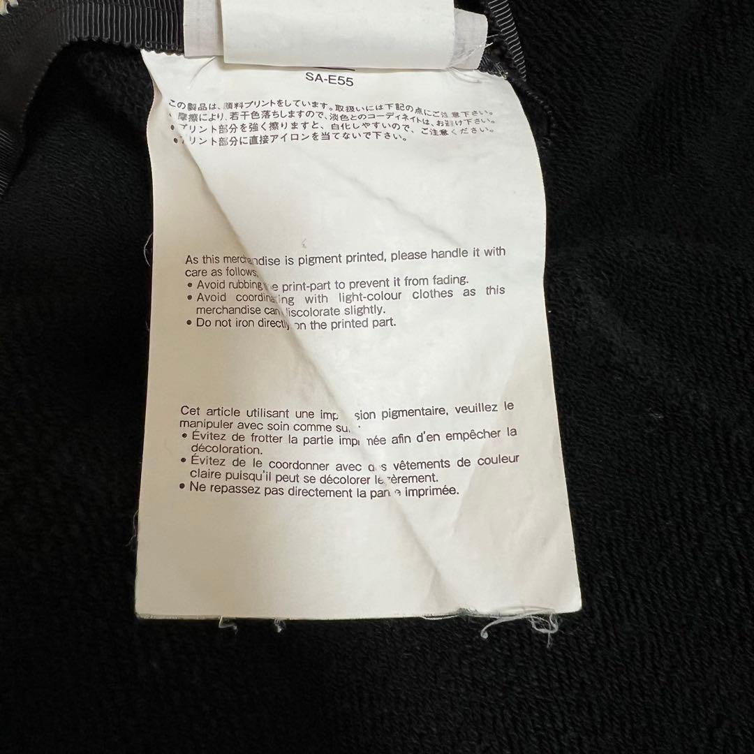 sacai サカイ パーカー フーディ ブラック サイドファスナー