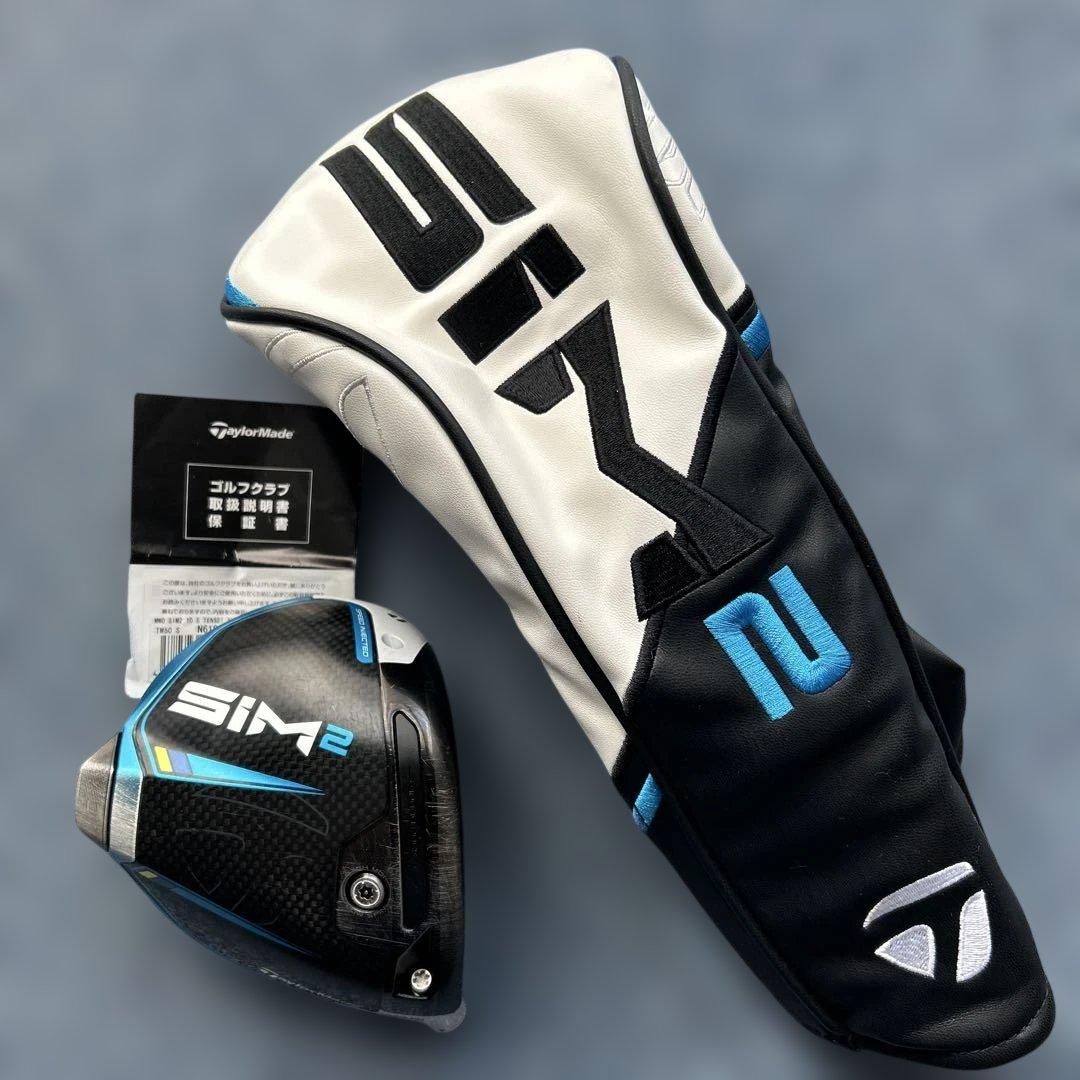 《テーラーメイド》TaylorMade SIM2 ドライバーヘッド+ヘッドカバー
