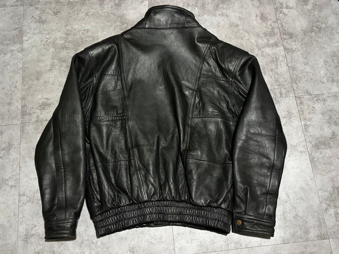 valentino レザージャケット ブラック