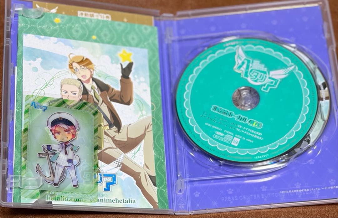 ヘタリア The World Twinkle DVD アニメイト 限定版