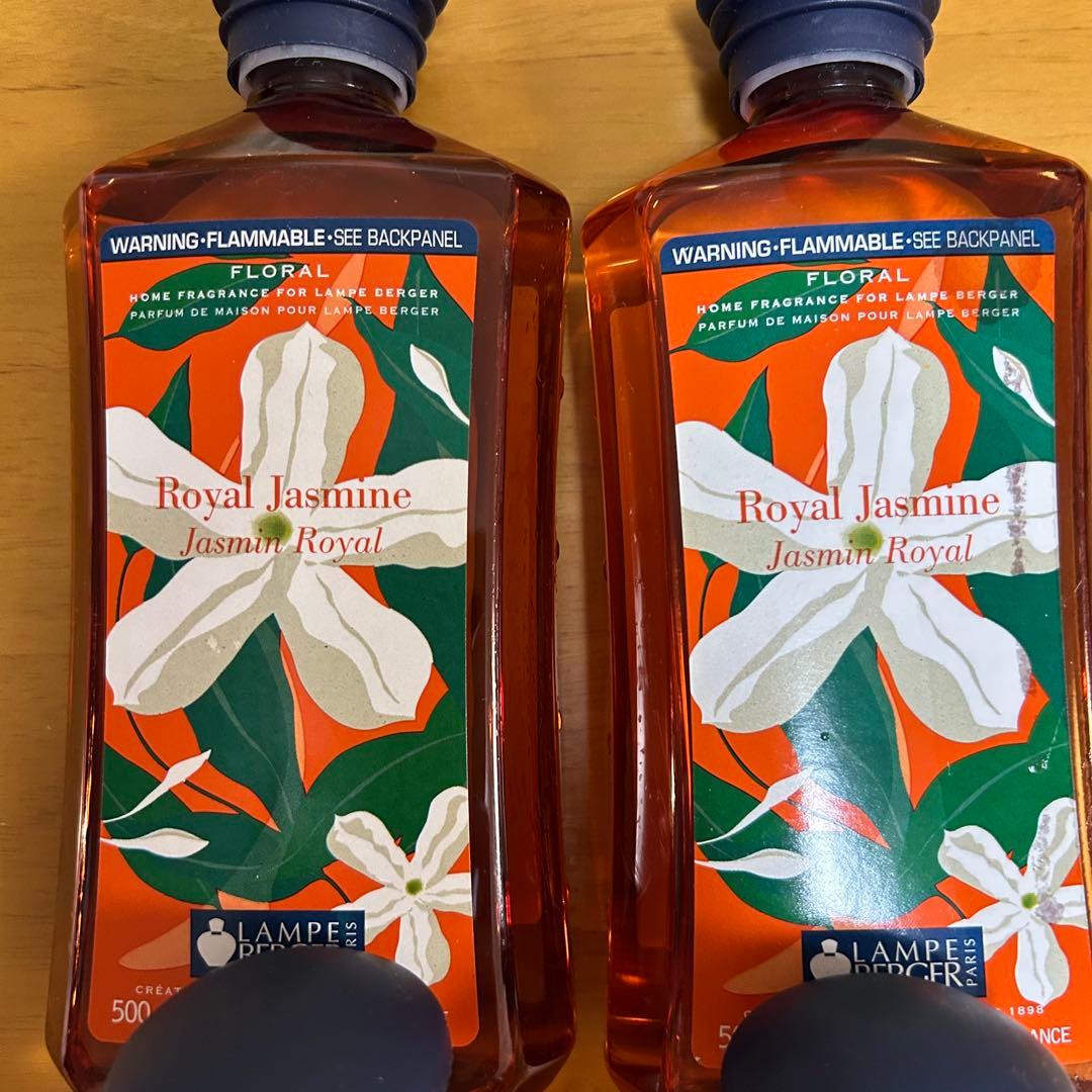 未使用！ランプベルジェ アロマオイル 500ml. 4本セット ジャスミン他