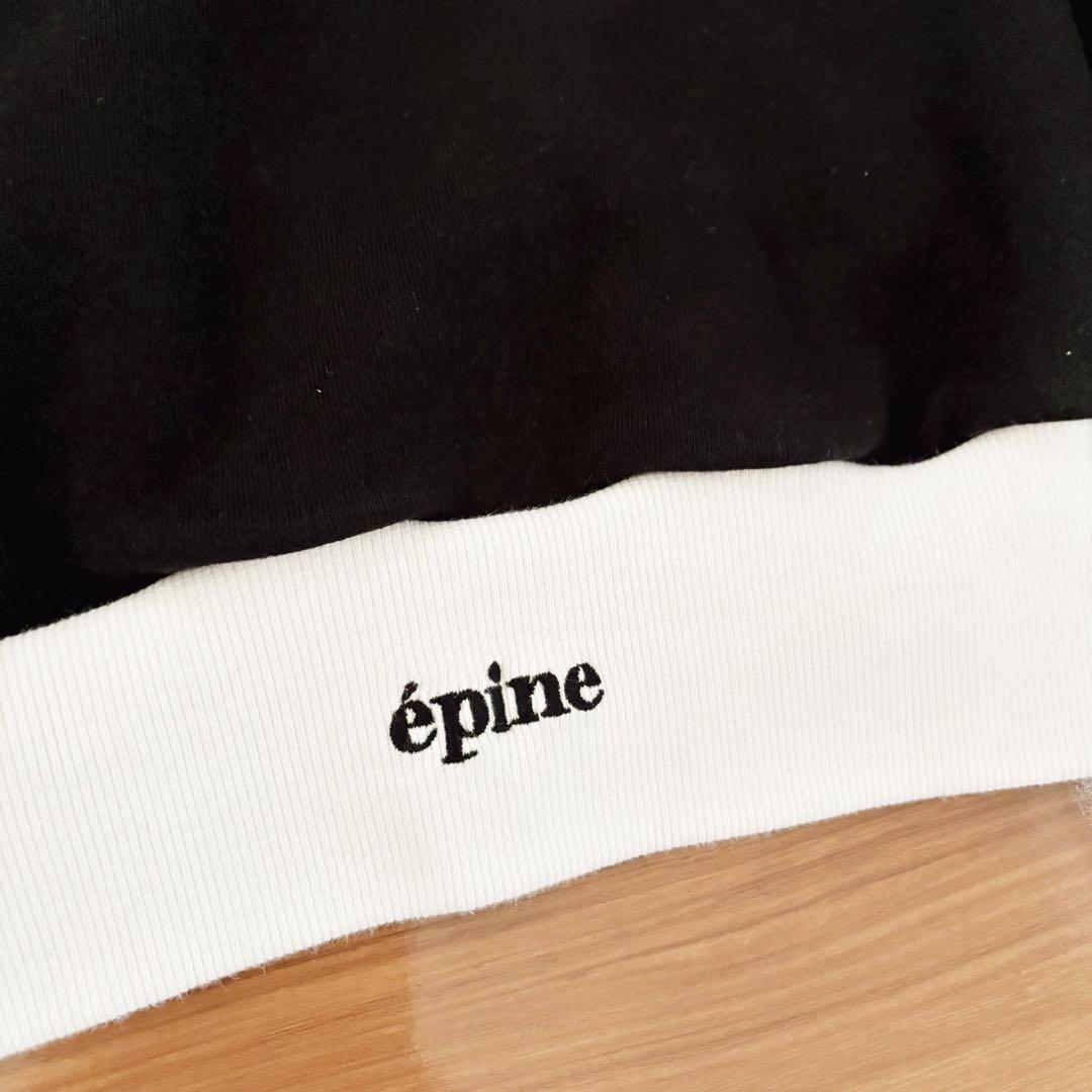 エピヌ　ribbon piping zip hoodie セットアップ パーカー