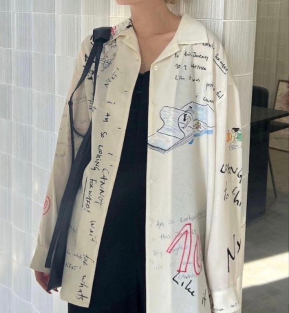 Gabrielle×AMERI 10TH HISTORY OVER SHIRT